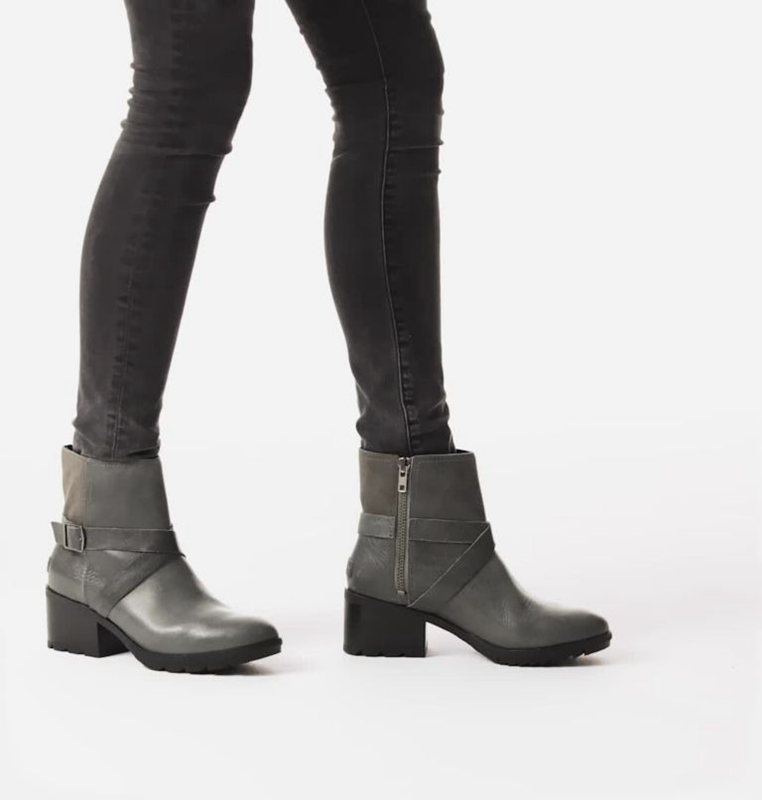 Sorel Dam Stövlar Mörk Grå - Cate™ Buckle Mid - SXK-472165